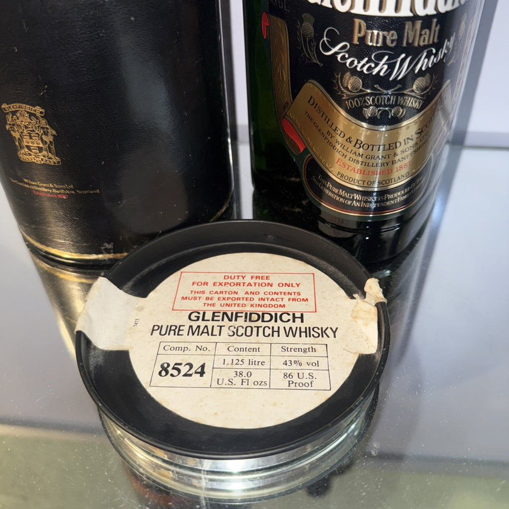 1970s Bottle Glenfiddich Special Old Reserve Single Malt Whisky 1.125L Imperial