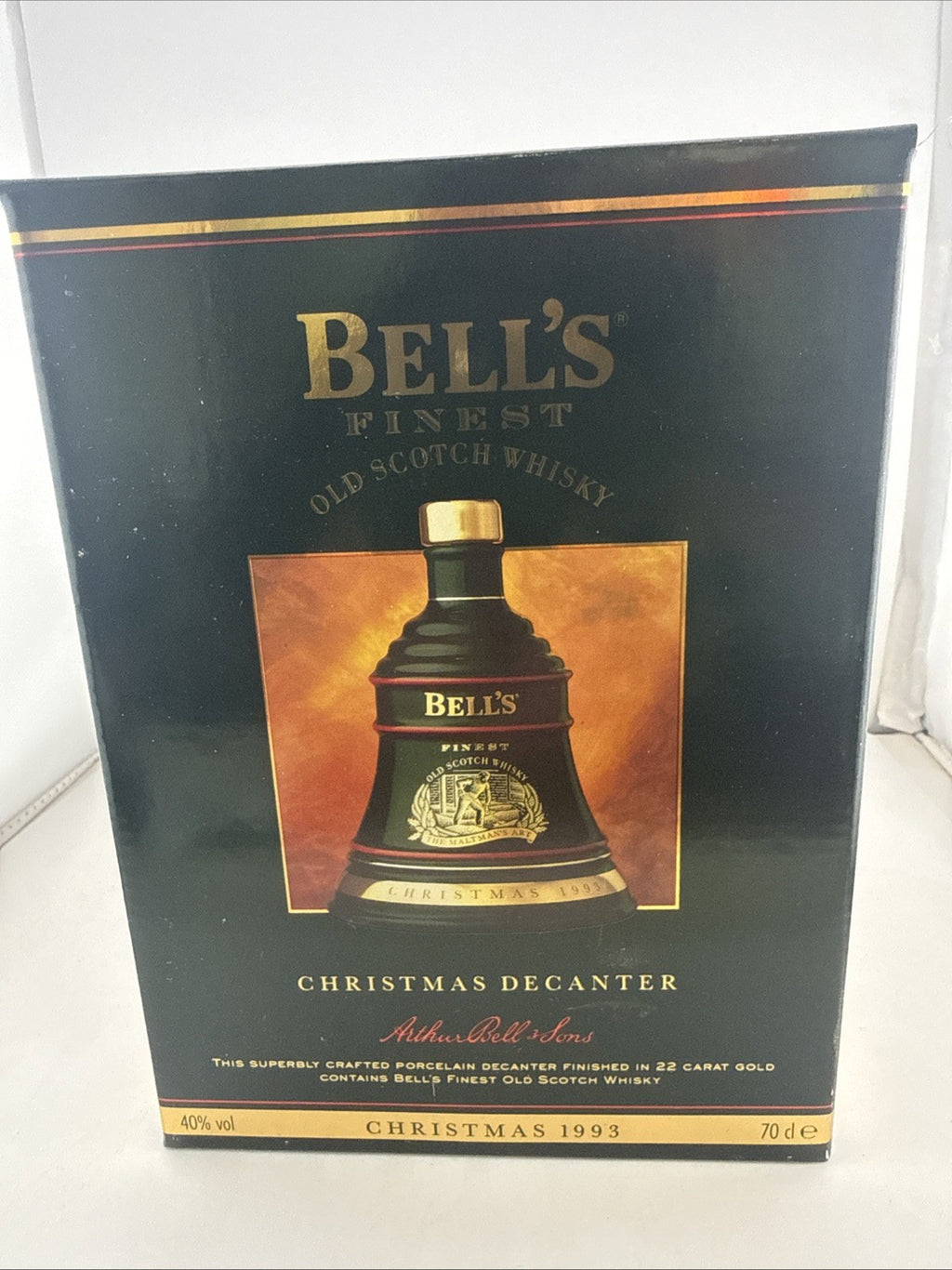 Bell’s Extra Special 1993 Christmas Bell Decanter 8 Year Old 70cl Full