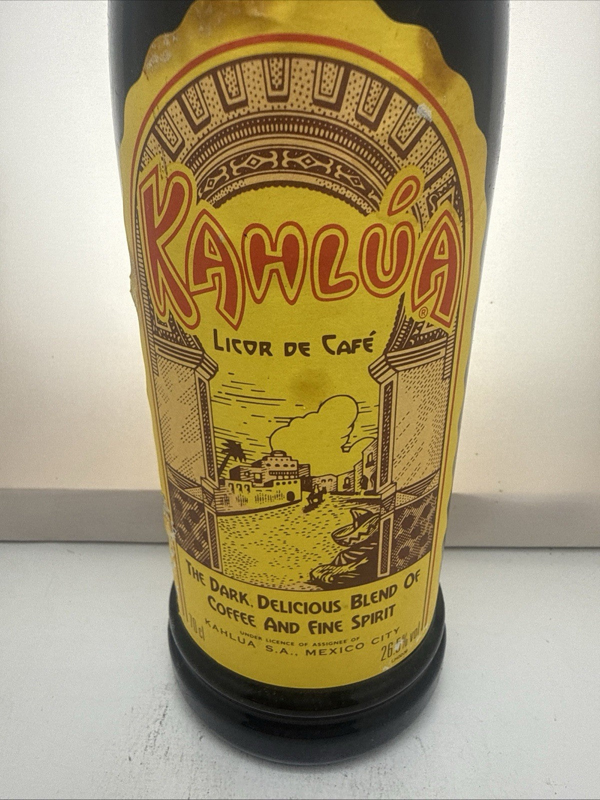 kahlua Coffee Liquour Bottled 1970s/80s Mexico Iconic