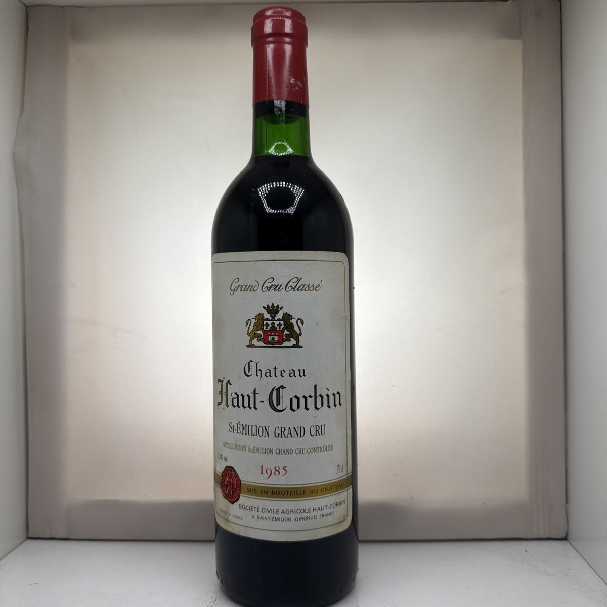 Château Haut-Corbin 1985 — Saint-Émilion Grand Cru Classé —