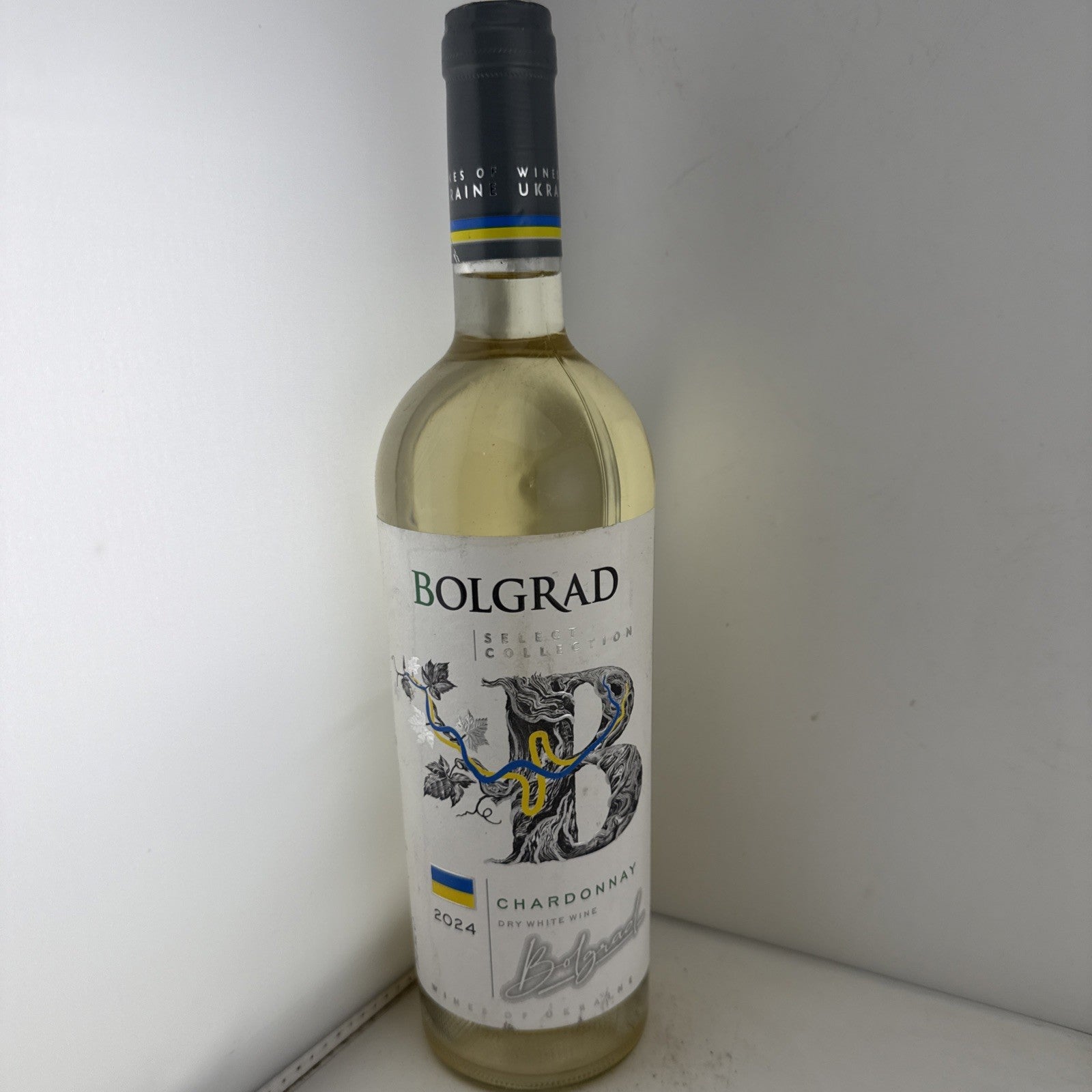 Bolgrad Selection Chardonnay 2024 Ukrainian White Wine 75cl 12.5%