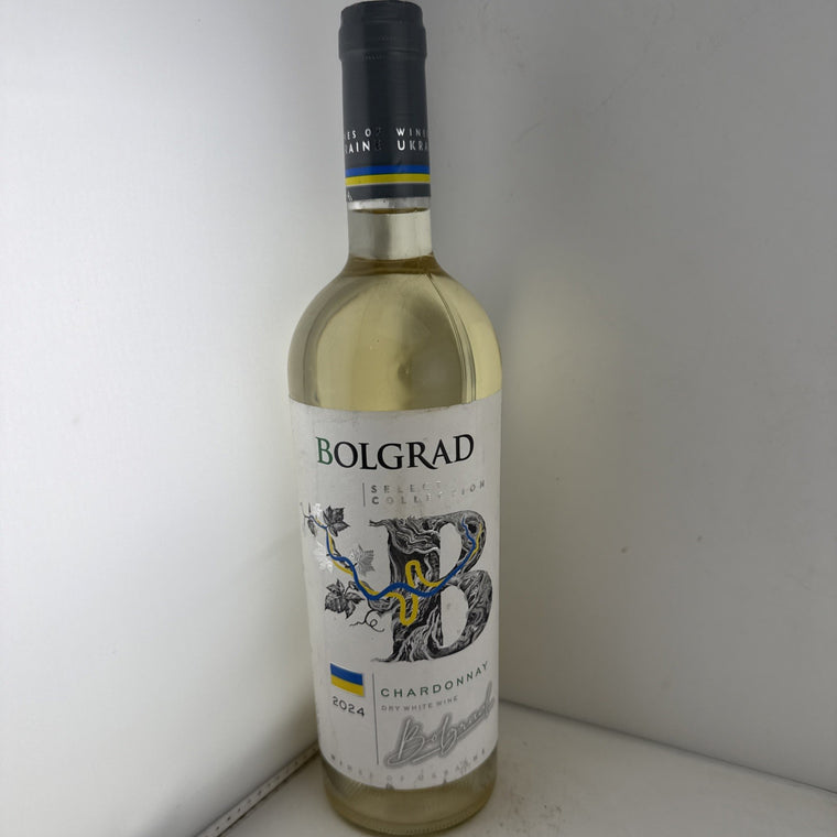 Bolgrad Selection Chardonnay 2024 Ukrainian White Wine 75cl 12.5%