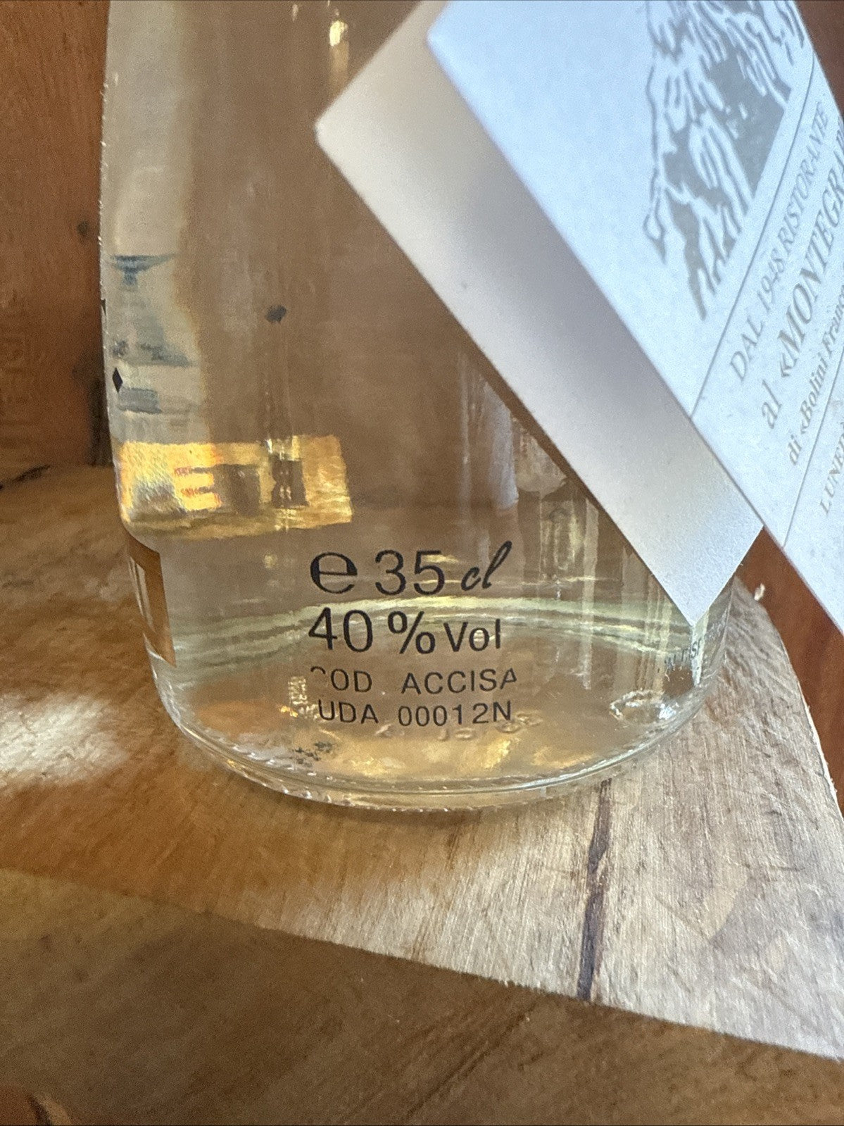 "Most"  Distillato da Mosto D Uva