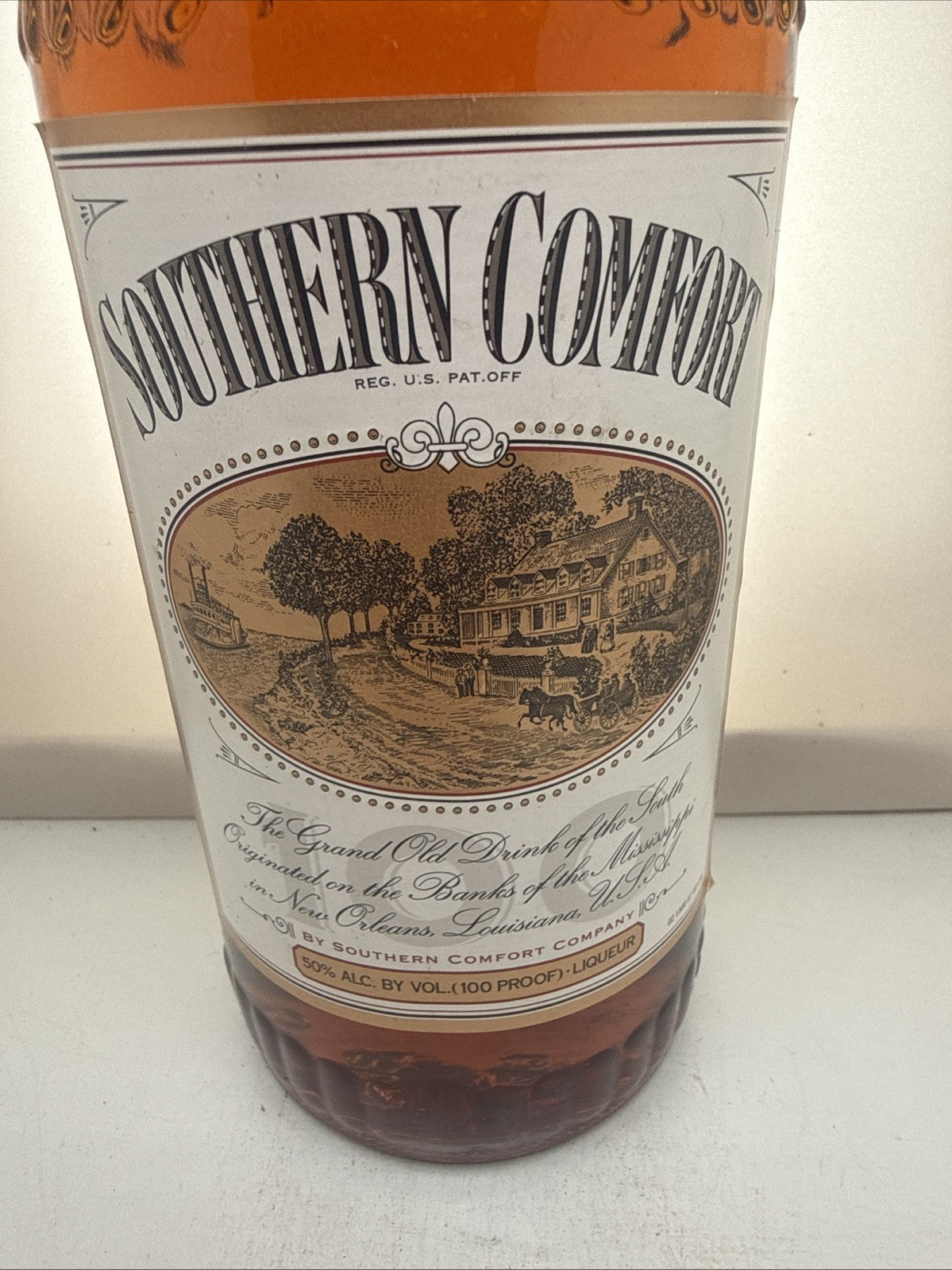 Southern Comfort 100 Proof — No Age Statement — 1 Litre, c.1980s