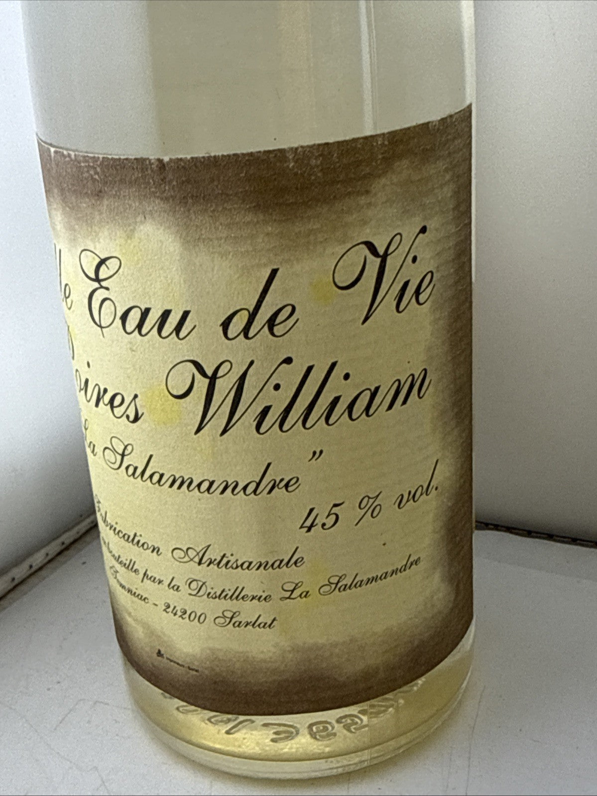 La Salamandre Vieille Poire Williams Eau de Vie 50cl 45% French Pear Brandy