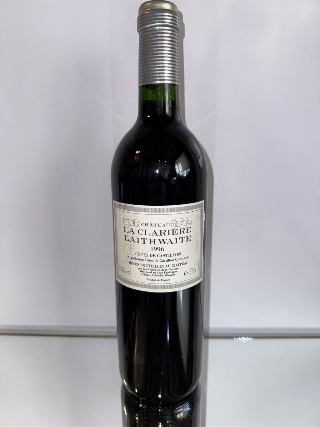 Chateau La Clariere 1996 Cotes De Castillon