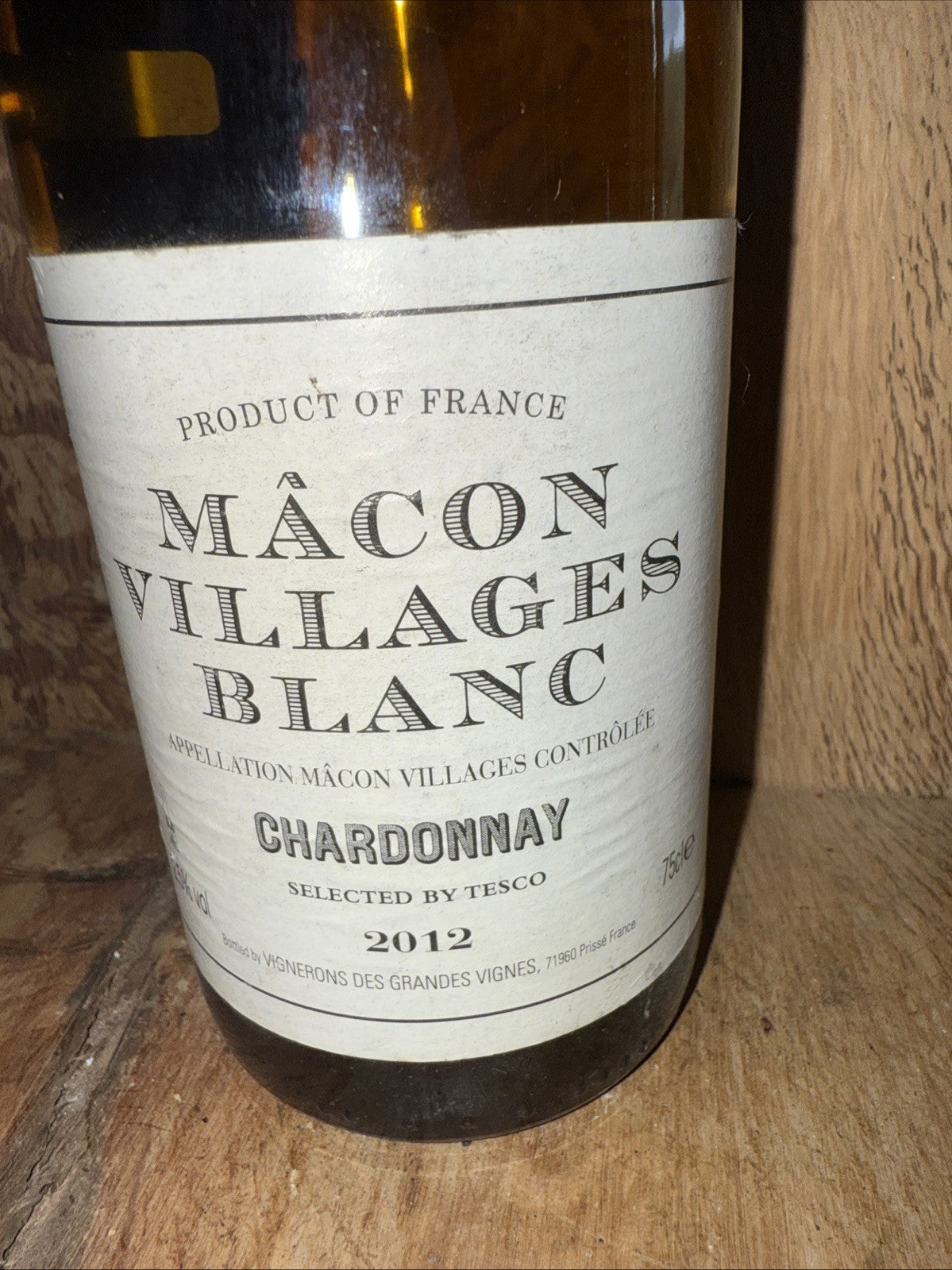 Macon Village Blanc Chardonnay 2012