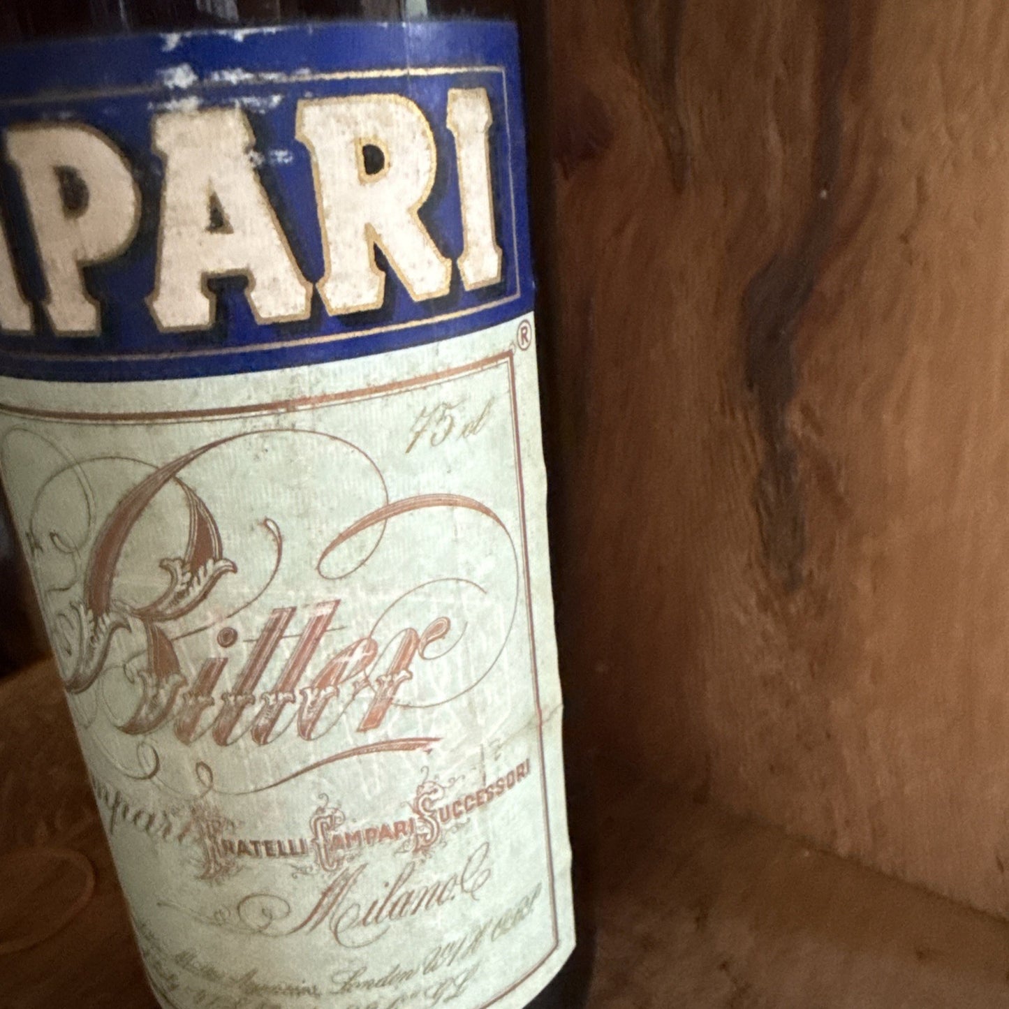 Campari Bitter 26.4 FLOZ (75cl) Bottled 1970s