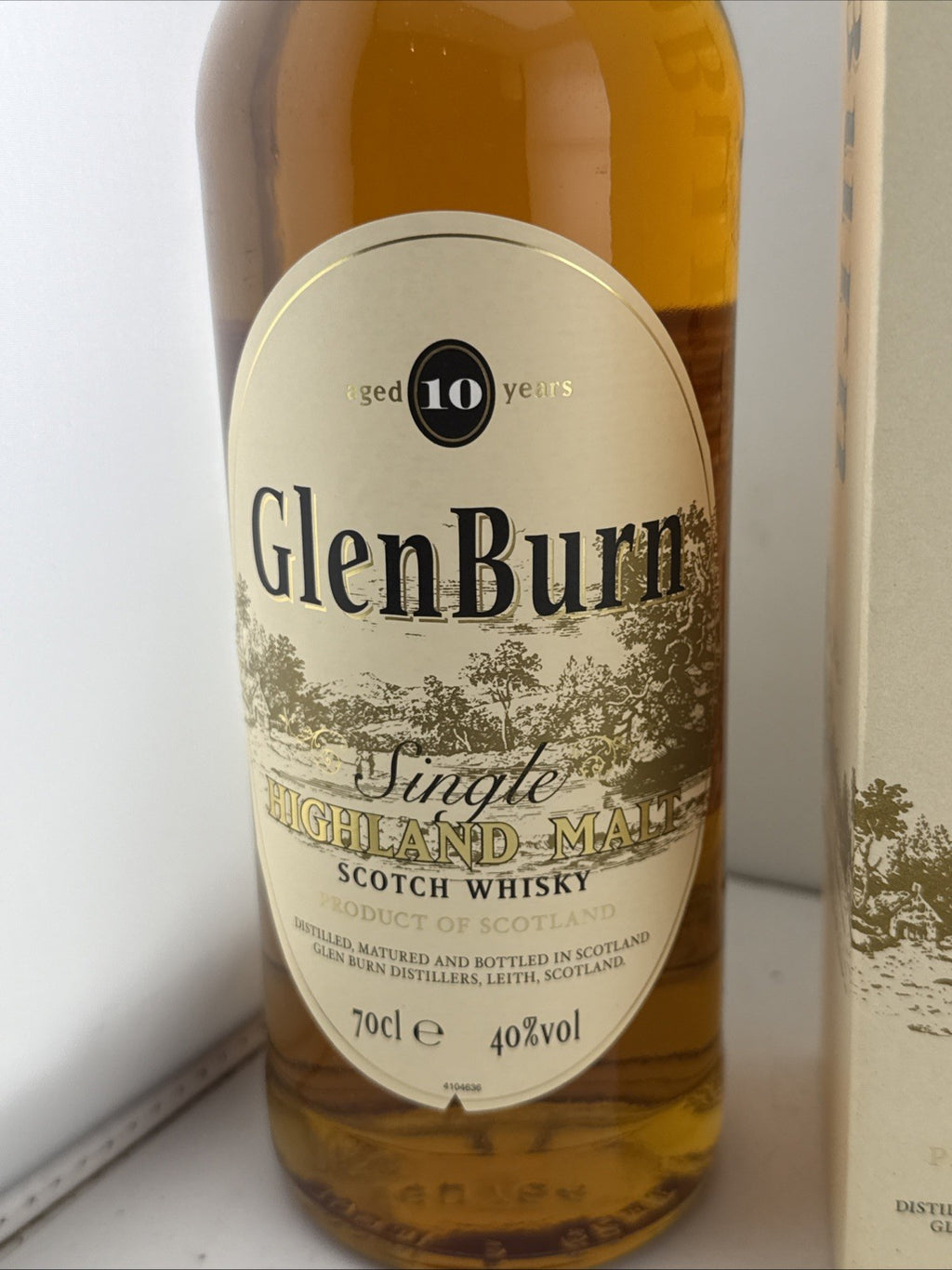 Glen Burn 10 Year Old 1990s Highland Malt Whisky 70cl 40% Boxed