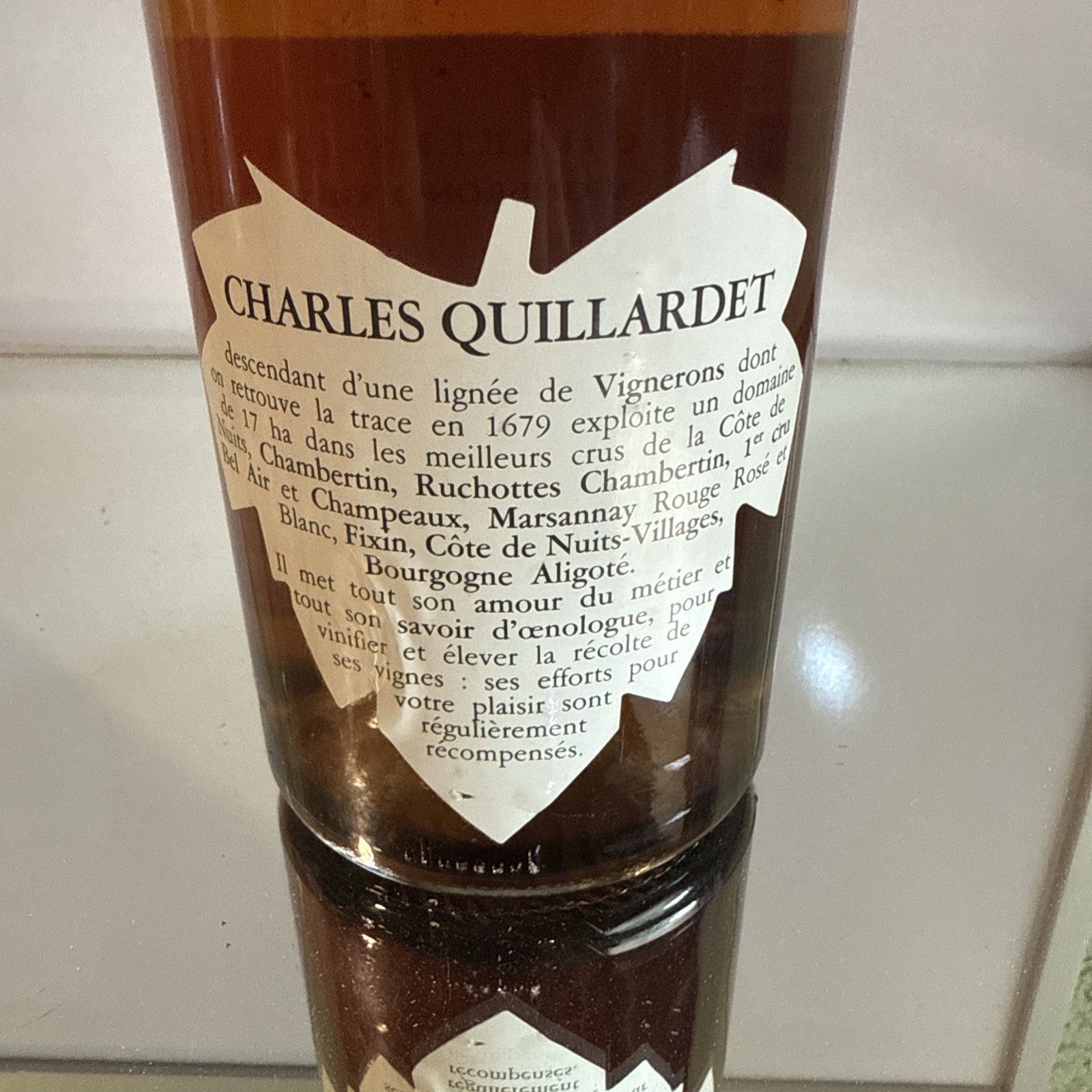 Jean Lefort, Gevrey-Chambertin Marsannay 1986 Vintage French Rose