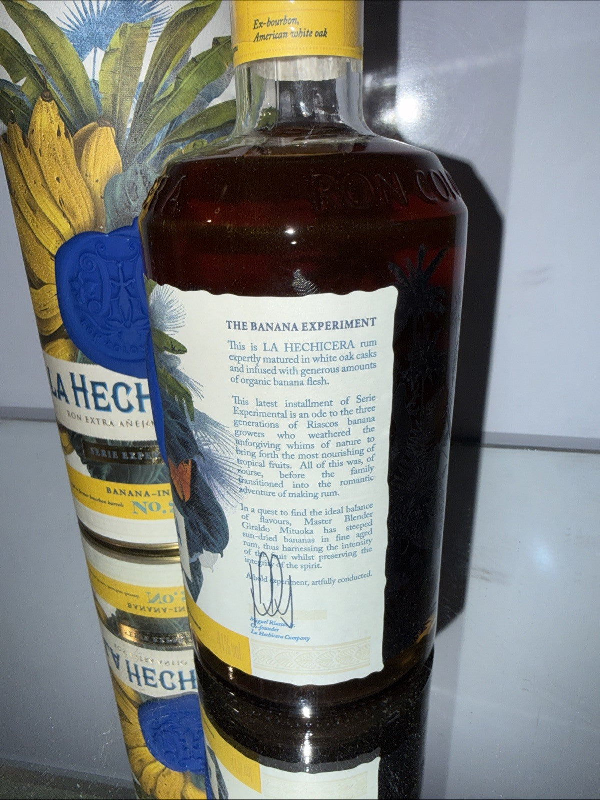 La Hechicera Experimental Banana Infused No.2, limited edition Colombian rum2021