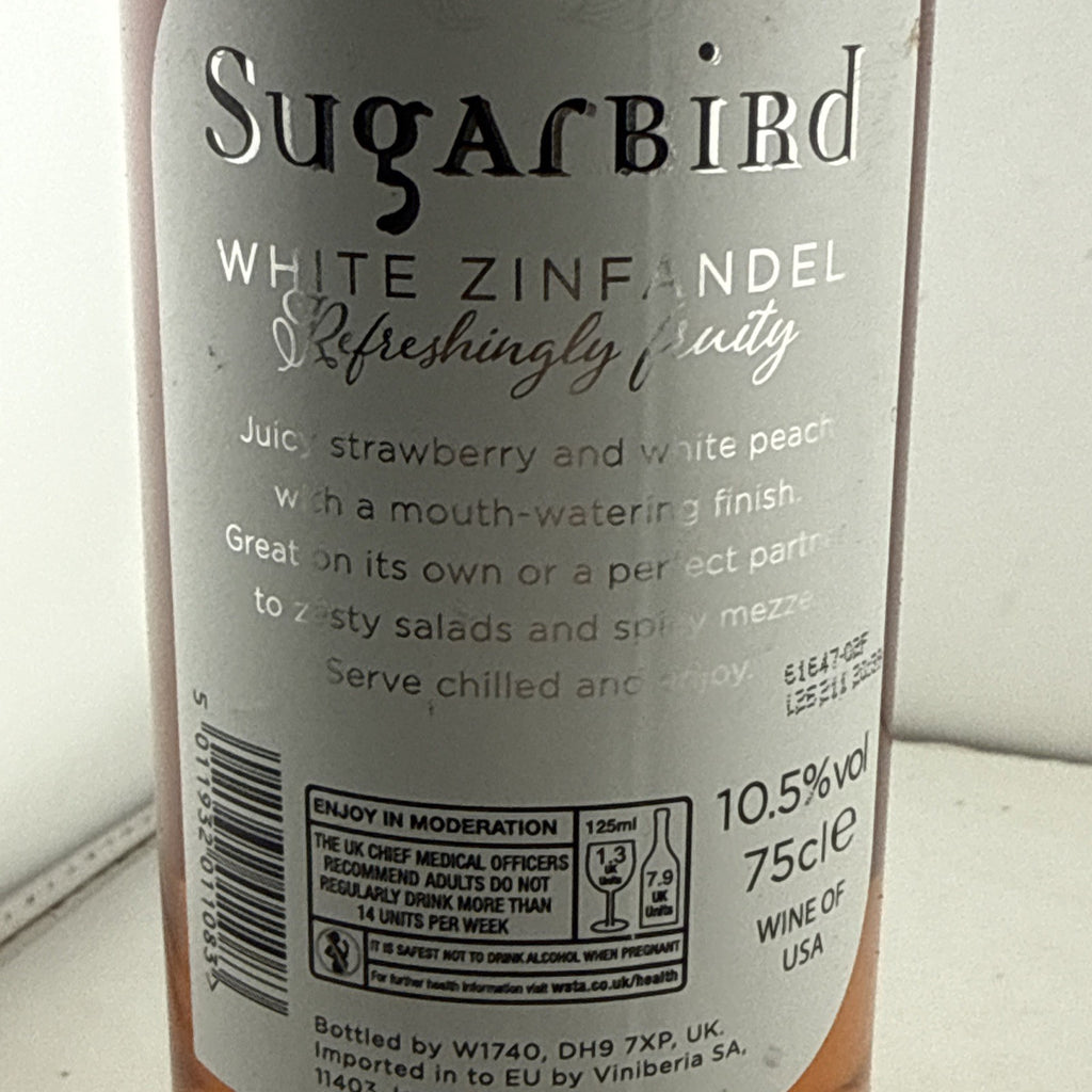 Sugarbird White Zinfandel California Rosé Wine 75cl 10.5%