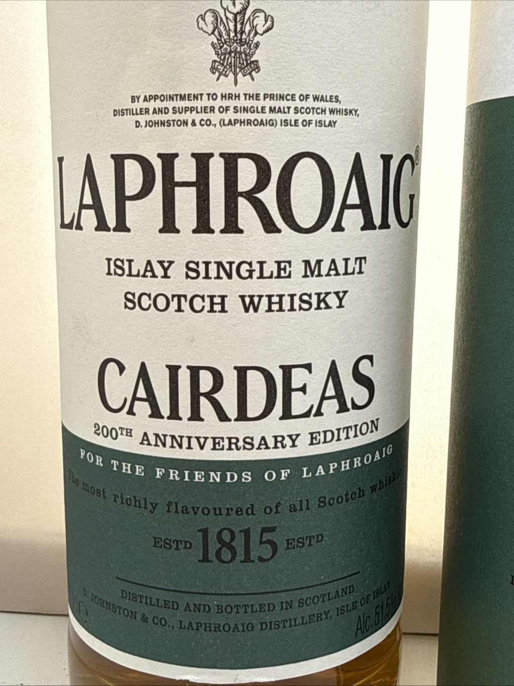 Laphroaig Cairdeas 200th Anniversary 2015 70cl 51.5% Boxed