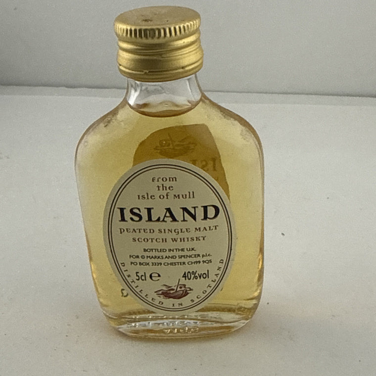 Isle Of Mull Island Blended Scotch Whisky Miniature 5cl M&S Full
