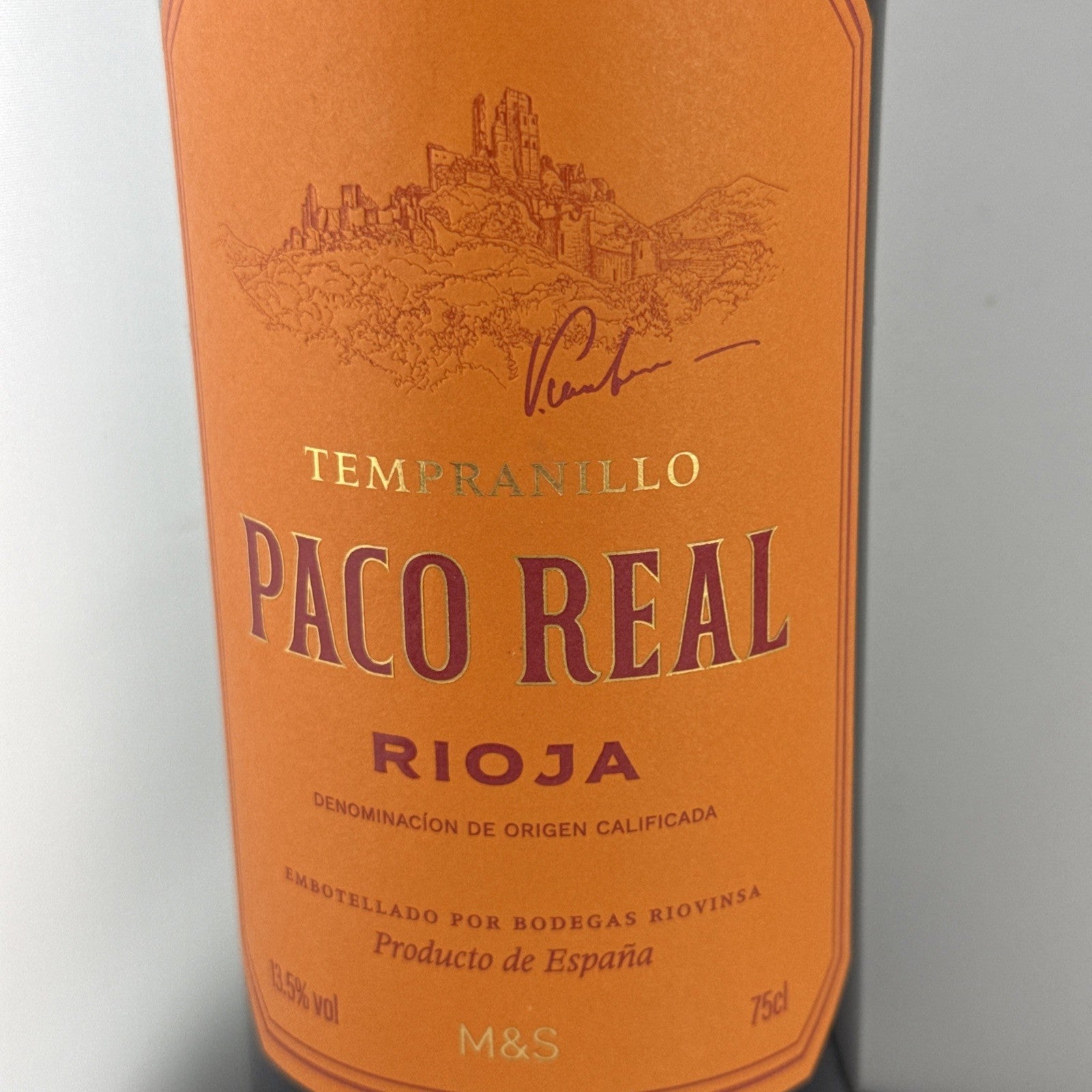 Paco Real Tempranillo Rioja 75cl M&S Spanish Red Wine 2023