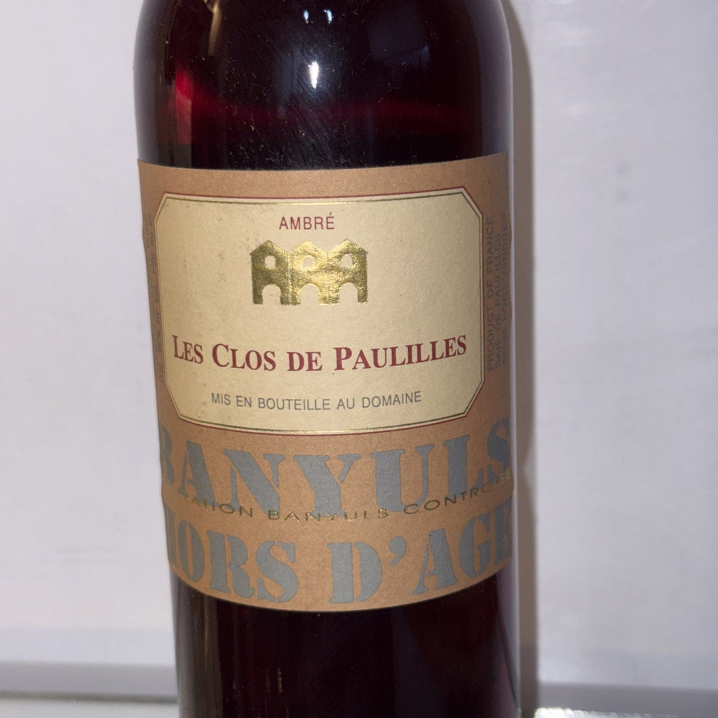 Banyuls Hors d’Âge Ambré from Les Clos de Paulilles 1990s Bottled