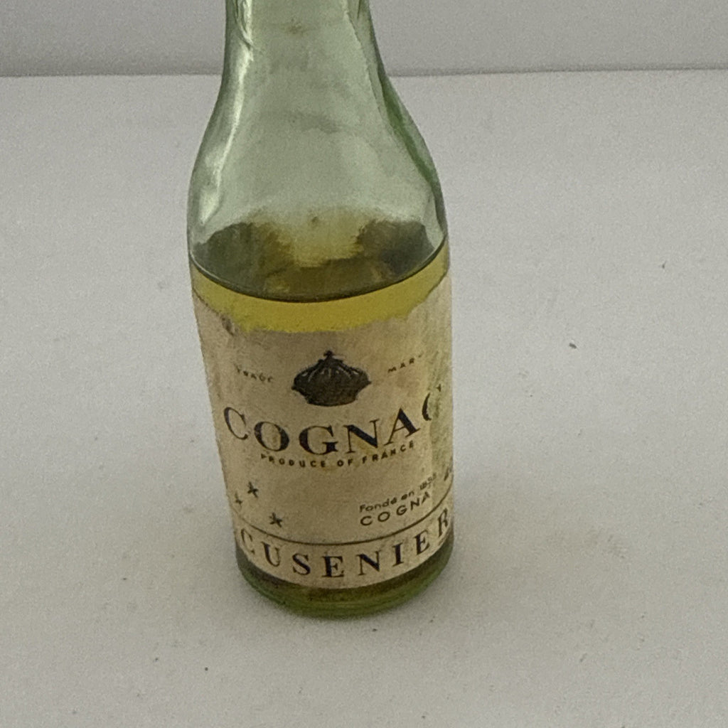 1950s/60s Cusenier Cognac Miniature France Vintage Bottle