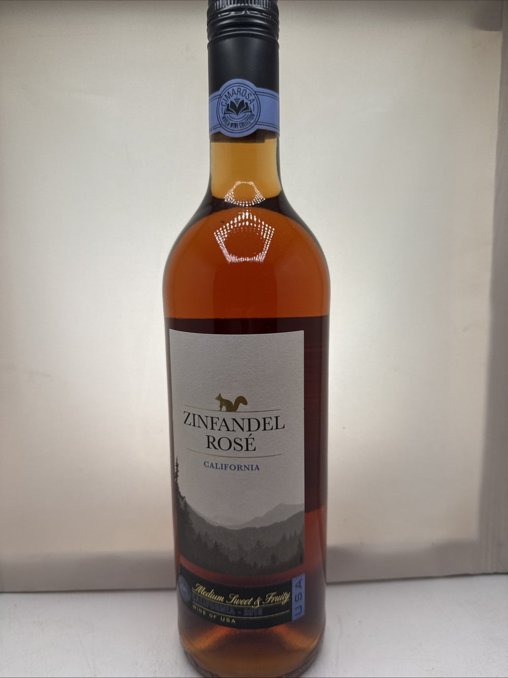 Zinfandel Rose California 2018 7yo Medium Sweet Fruity USA Wine
