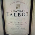 Château Talbot 1995 Saint-Julien Grand Cru Classé Bordeaux 75cl