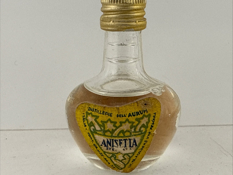 Aurum Anisetta Miniature c1960s Italian Anise Liqueur