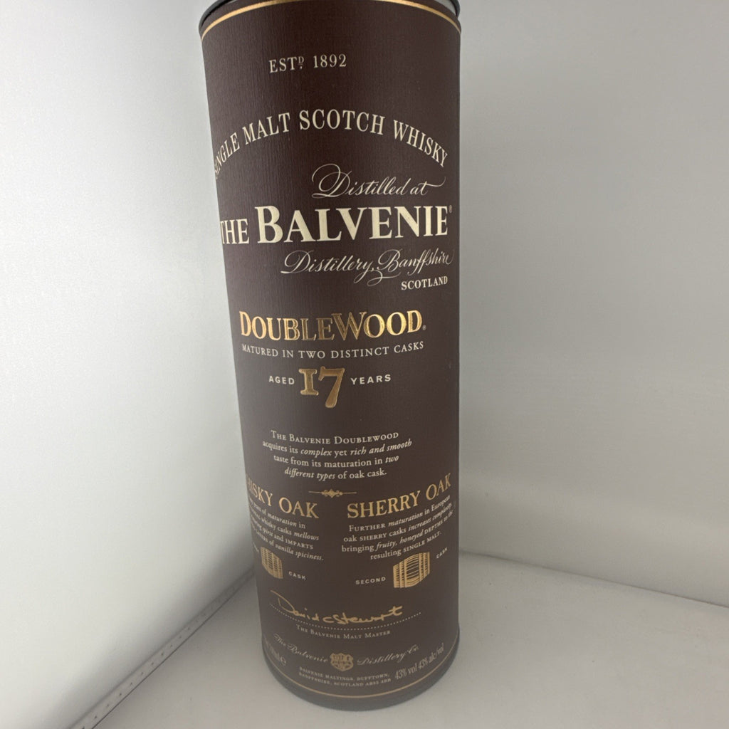 Balvenie DoubleWood 17 Year Old Single Malt Scotch Whisky 70cl 43% ABV