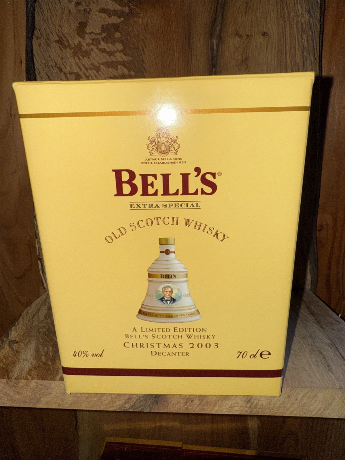 Bells Whisky Decanter Christmas 2003 full boxed Mint condition