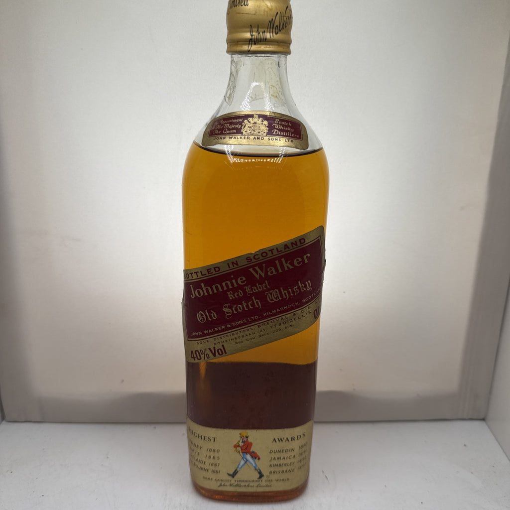 Johnnie Walker Red Label — Bottled 3/4/80 — 75cl — Pre-Diageo — Kilmarnock