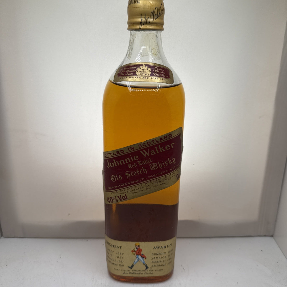 Johnnie Walker Red Label — Bottled 3/4/80 — 75cl — Pre-Diageo — Kilmarnock