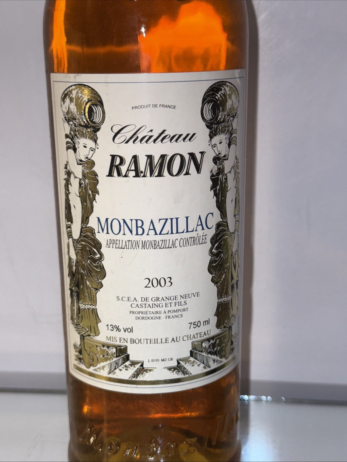 Chateau Ramon Monbazillac sweet wine 13%abv 750cl