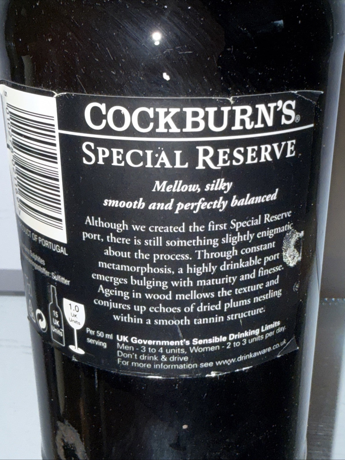 Cockburns Special reserve Port bottled 1990s vintage