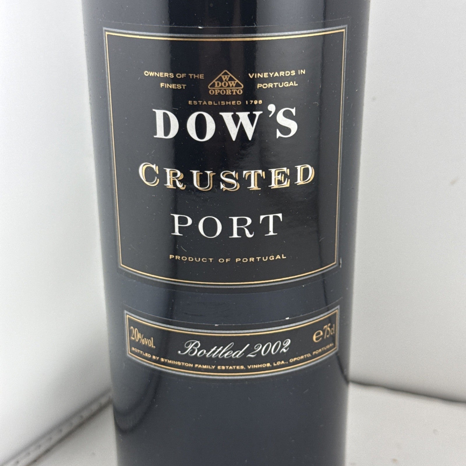 Dow’s Crusted Port Bottled 2002 75cl 20% Mature Portuguese Port