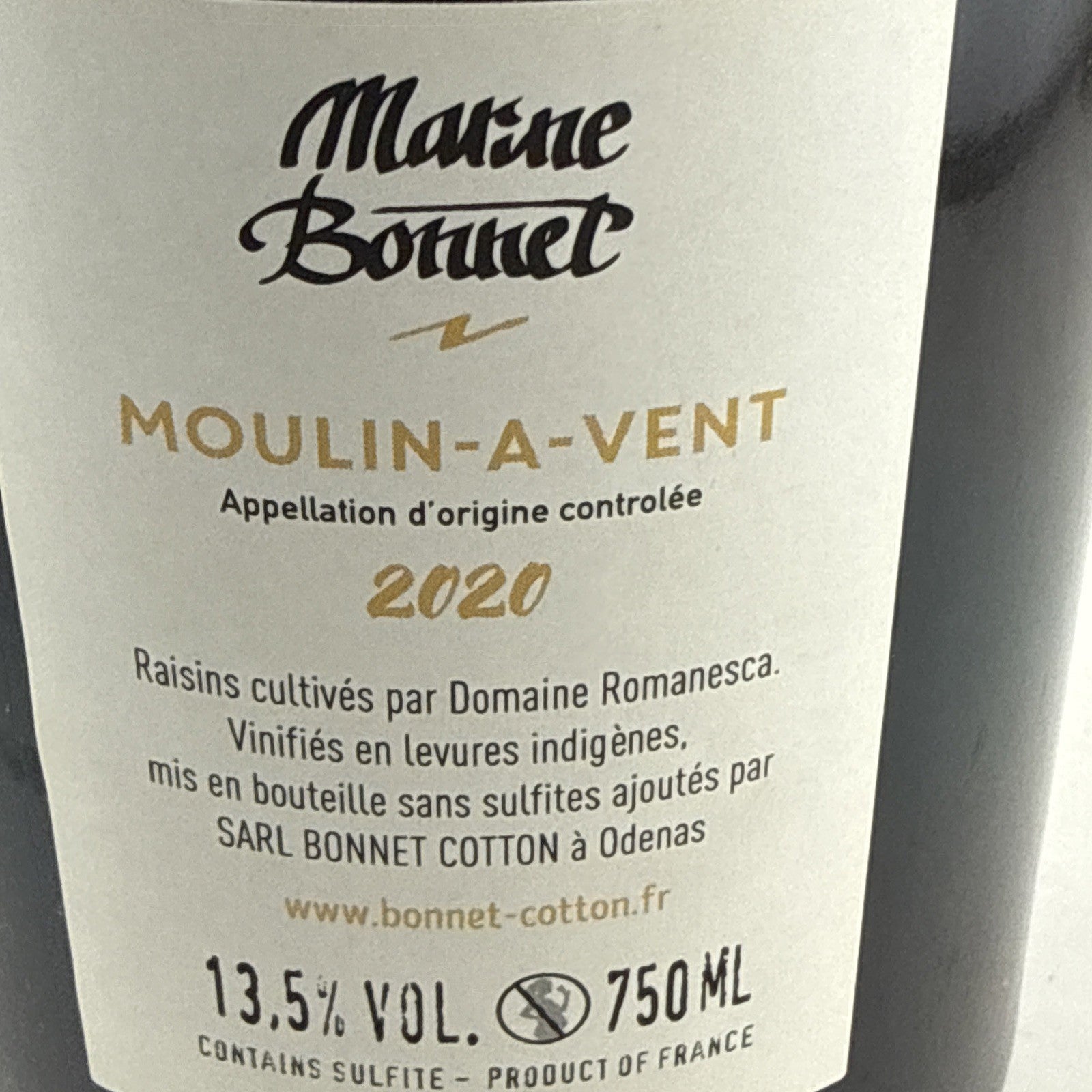 2020 Maxime Bonnet Moulin-à-Vent La Rochelle, Beaujolais, 75cl 13.5%