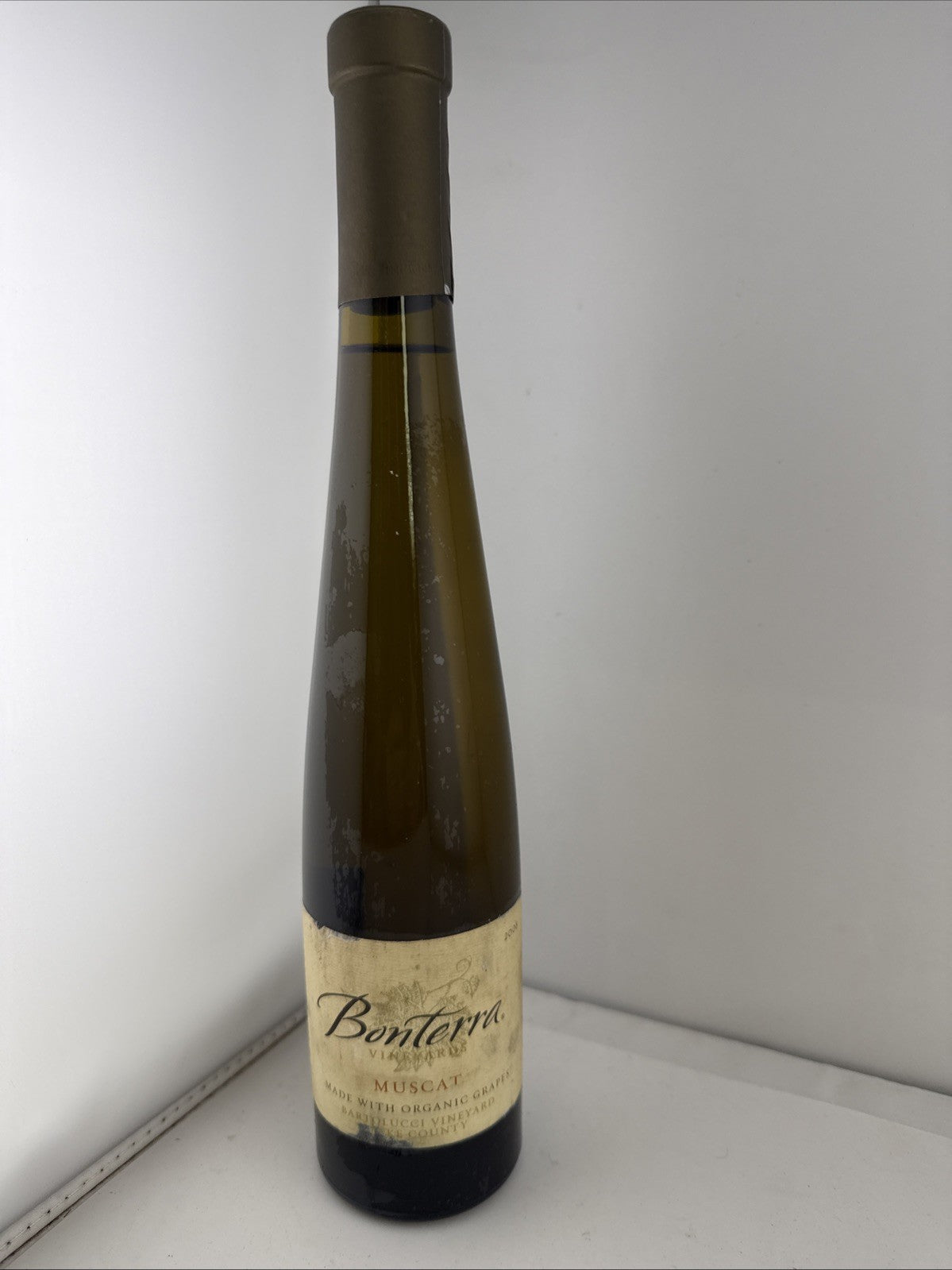 Bonterra Muscat 2008 Organic Dessert Wine 375ml Half Bottle California