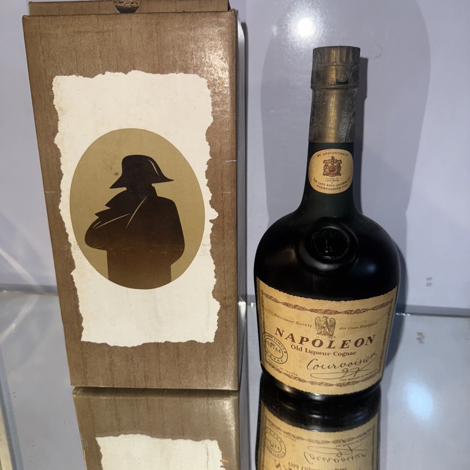 Courvoisier Napoleon 1950s/60s Bottled Boxed And Mint Condition.