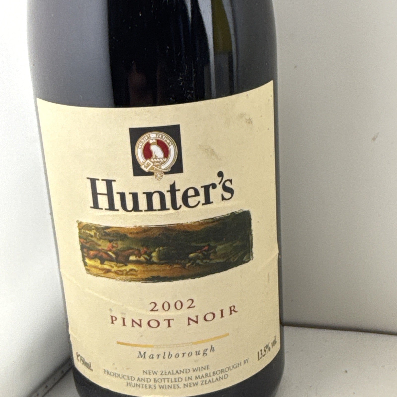 Hunter’s Pinot Noir 2002 Marlborough New Zealand Red Wine 750ml Cellared Well