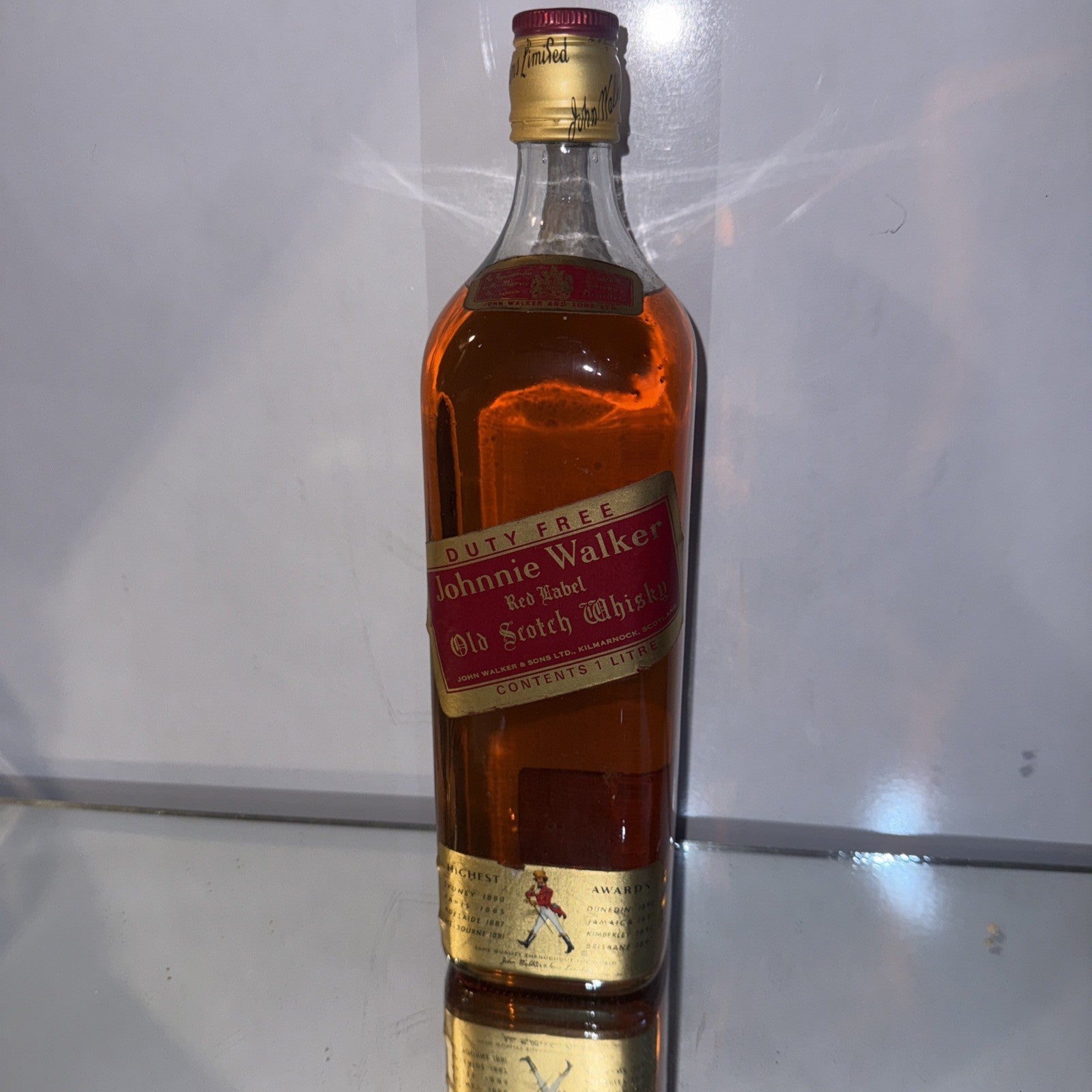 1970s Johnnie Walker Red Label 1L Dated To 1960s/70s For Export Market