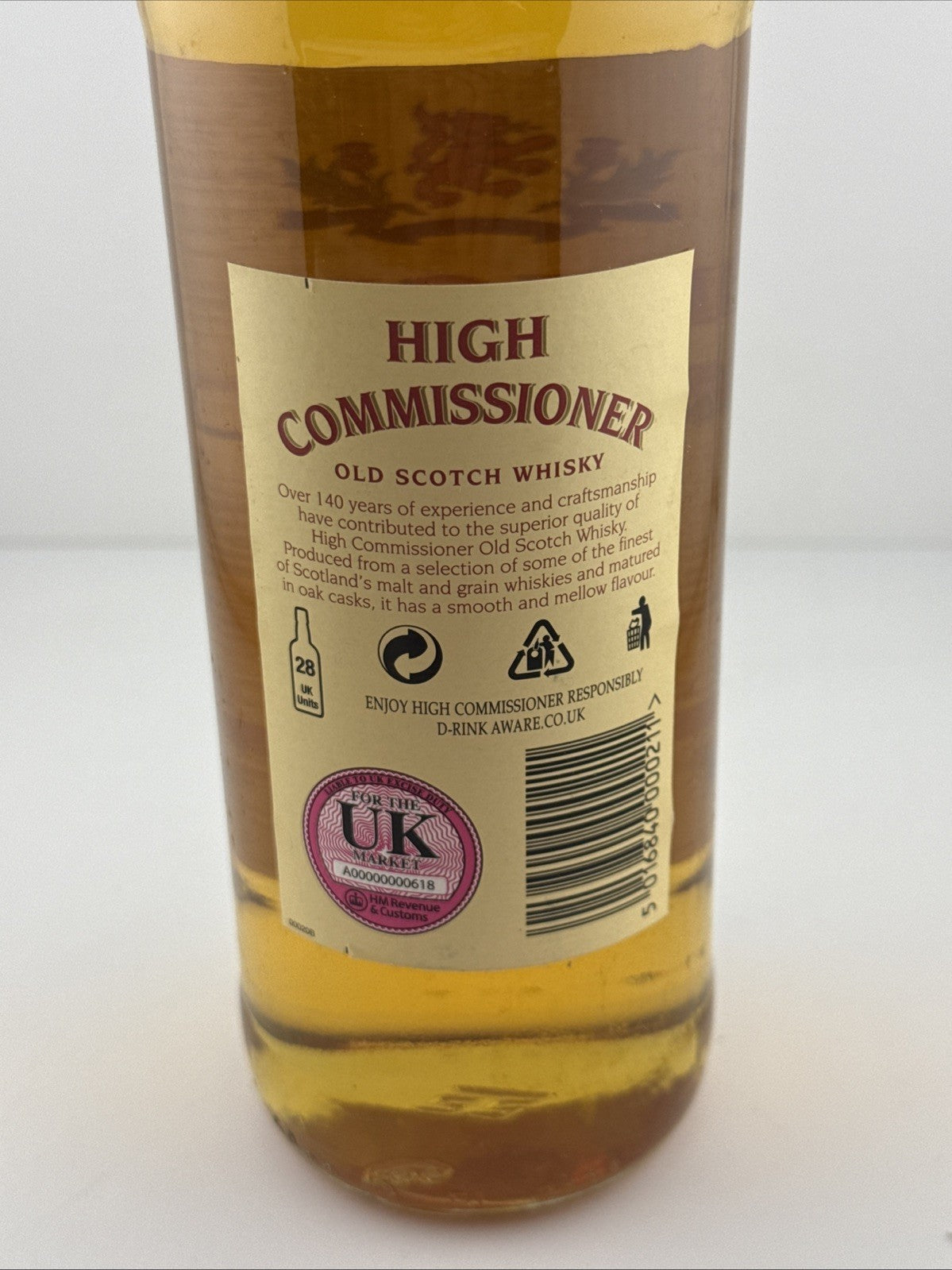 High Commissioner Old Scotch Whisky – 40%
