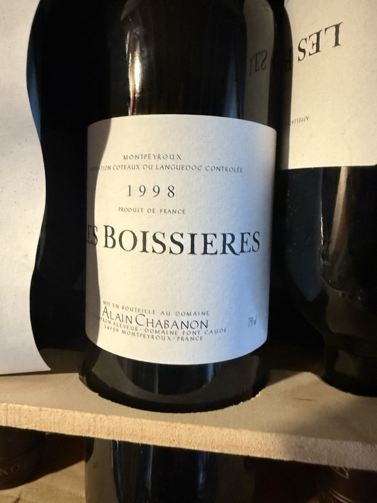 1998 Domaine Alain Chabanon Les Boissières Coteaux du Languedoc (750ml)