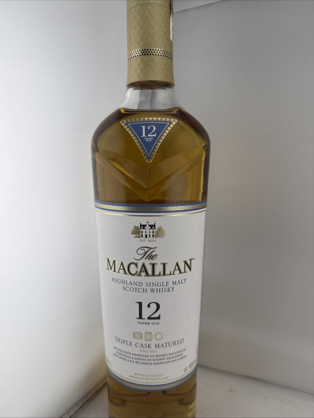 Macallan 12 Year Old Triple Cask Matured Highland Single Malt Whisky 70cl Boxed