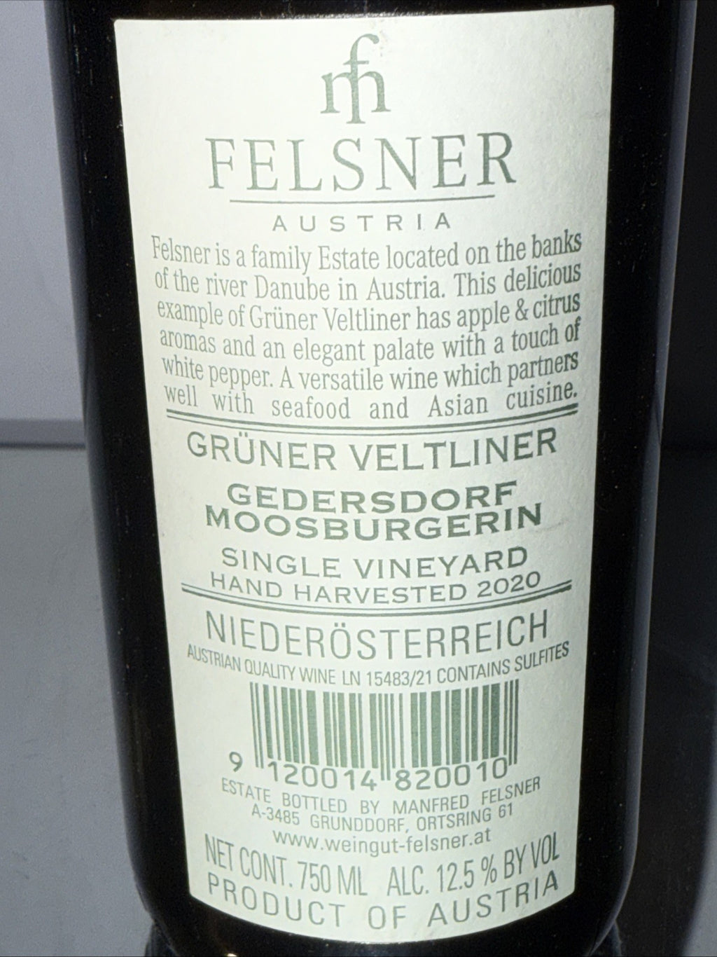 Felsner Moosburgerin Grüner Veltliner 2020