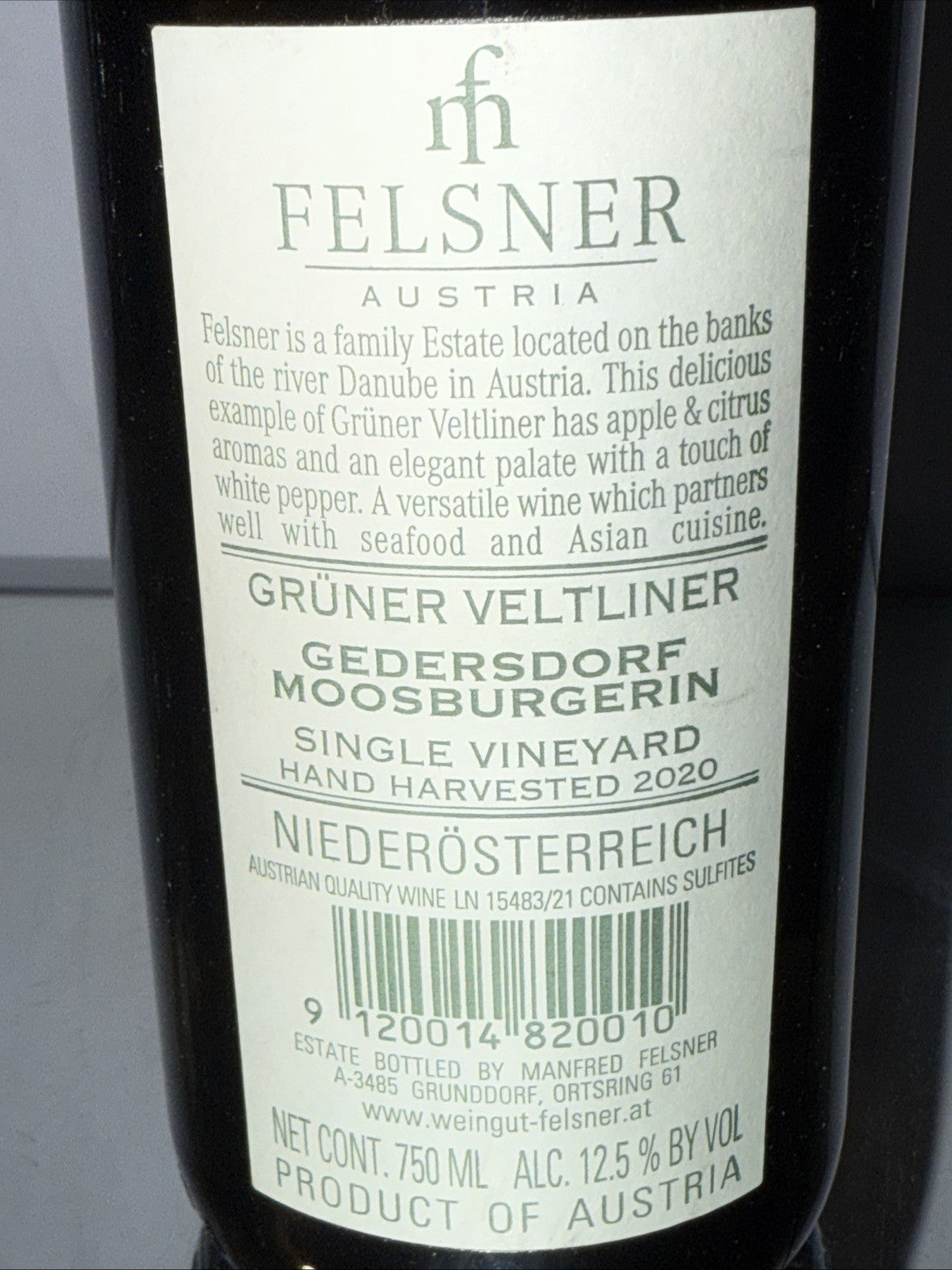 Felsner Moosburgerin Grüner Veltliner 2020