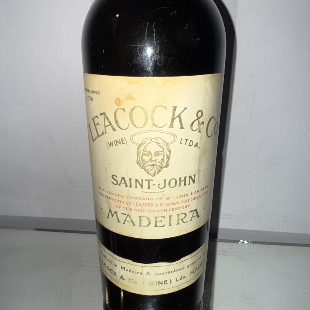 1960s Bottle Of Leacock’s St John Full Rich Madeira