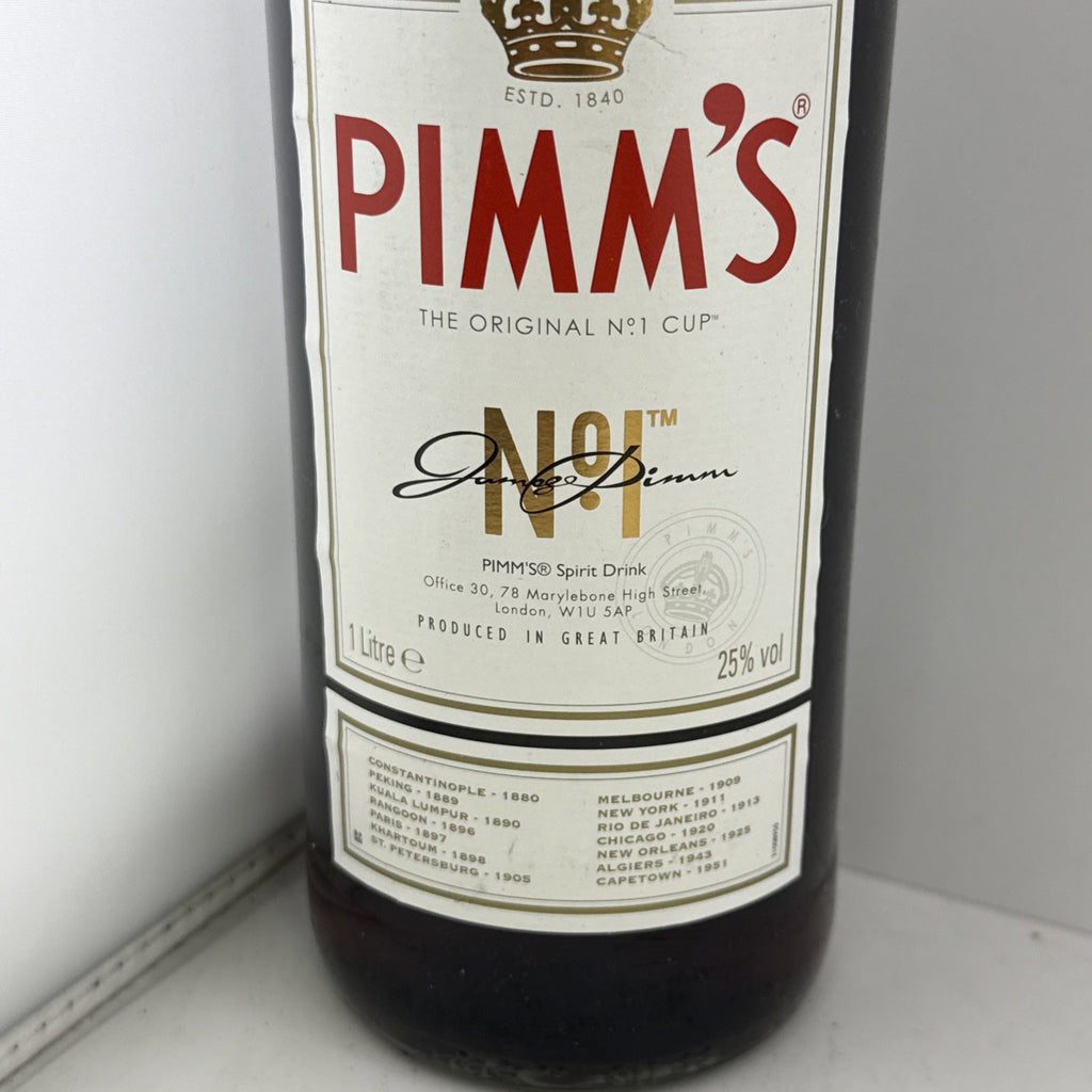 Pimm’s No.1 Cup 1L 25% The Original No1 Spirit Drink UK