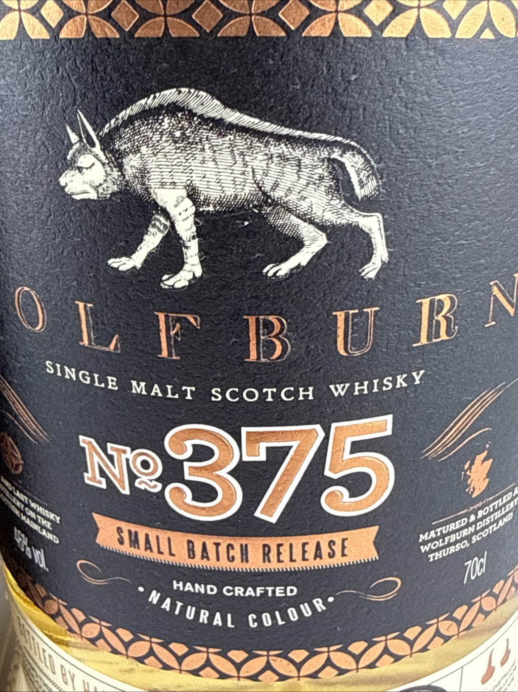 Wolfburn No.375 Small Batch Release Single Malt Scotch Whisky 70cl 46% Boxed