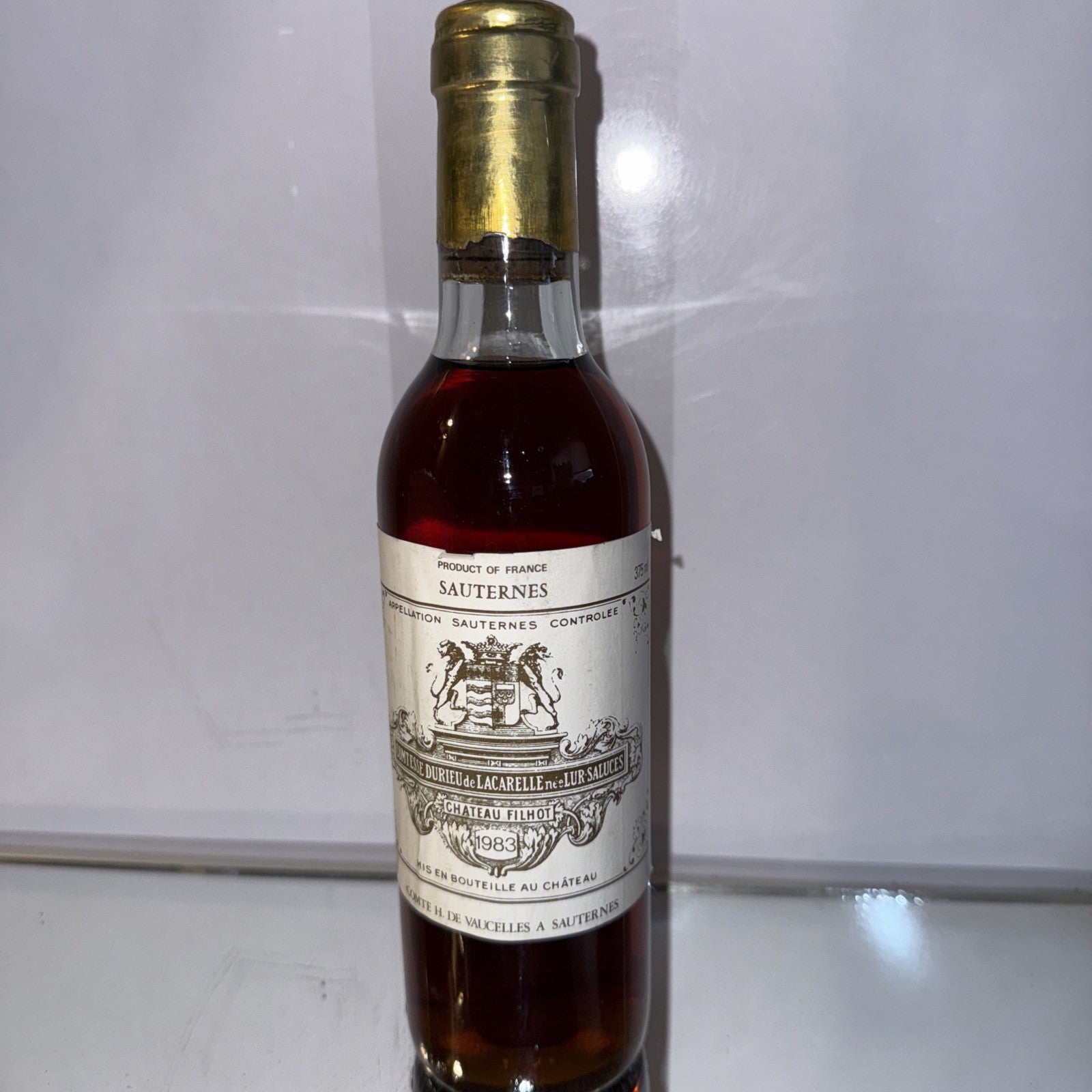 1983 Château Filhot Sauternes (375ml Half Bottle)