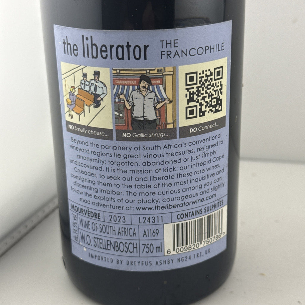 2023 The Liberator The Francophile Mourvèdre Stellenbosch 75cl