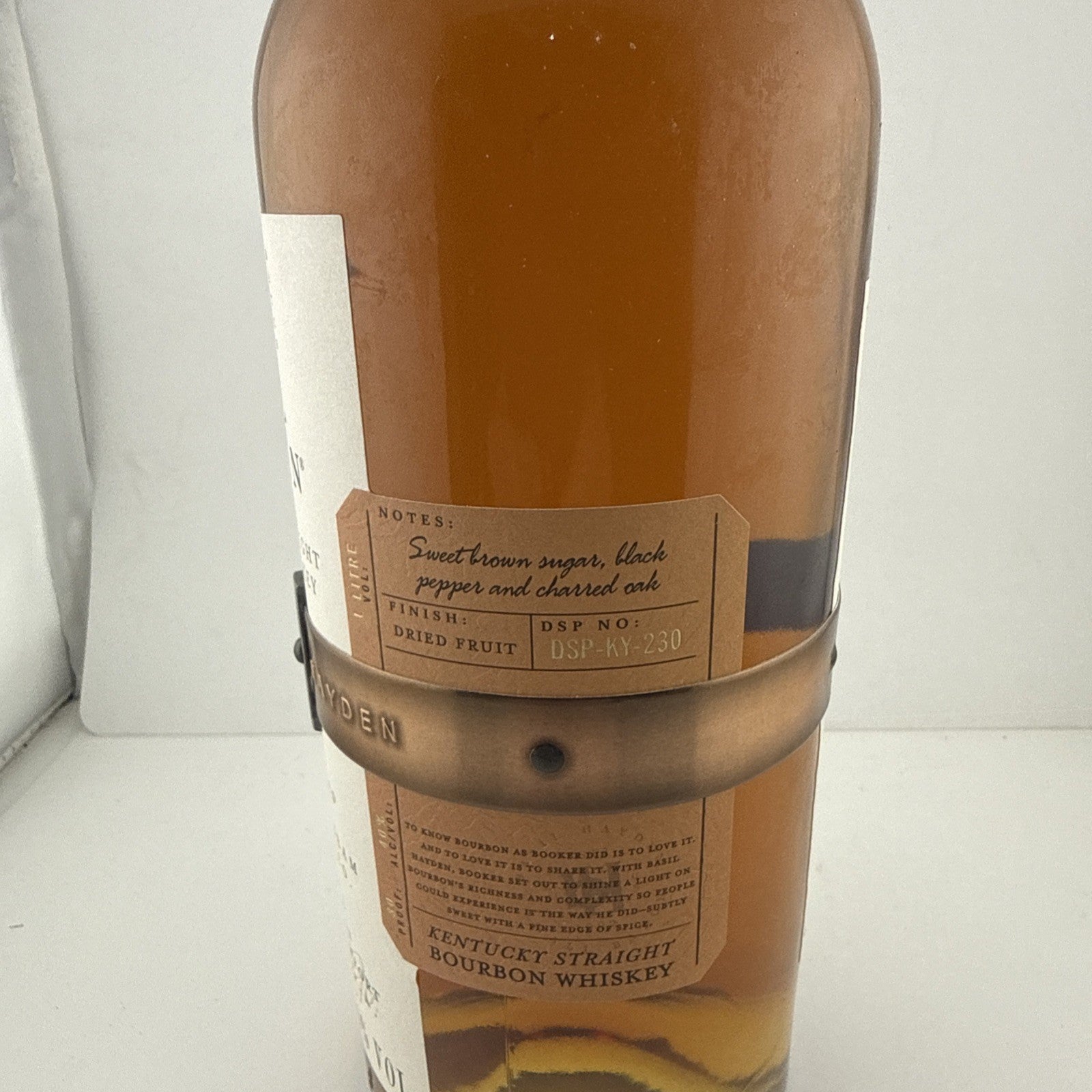 1L Basil Hayden Bourbon; label and 40% ABV date it to the mid-2010s.