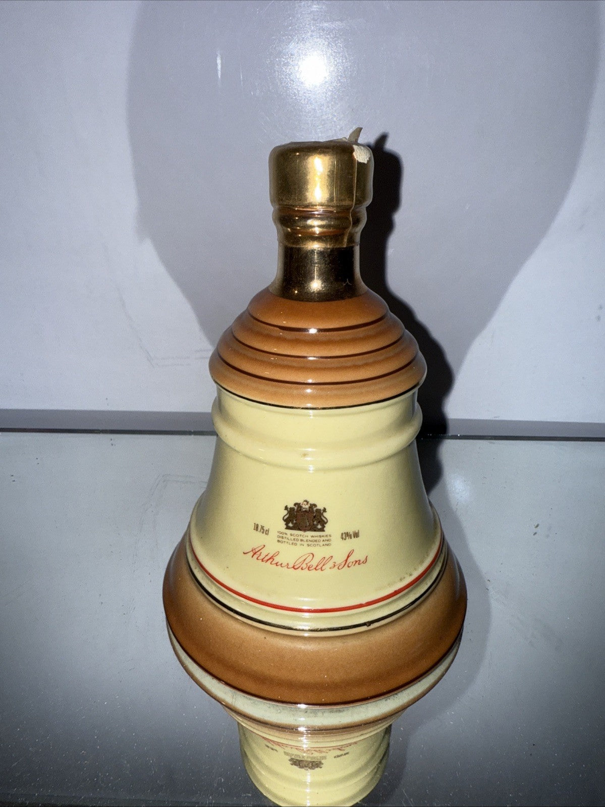 Bells Old Scotch Whisky Mini Decanter  43% Abv 18.75 Cl