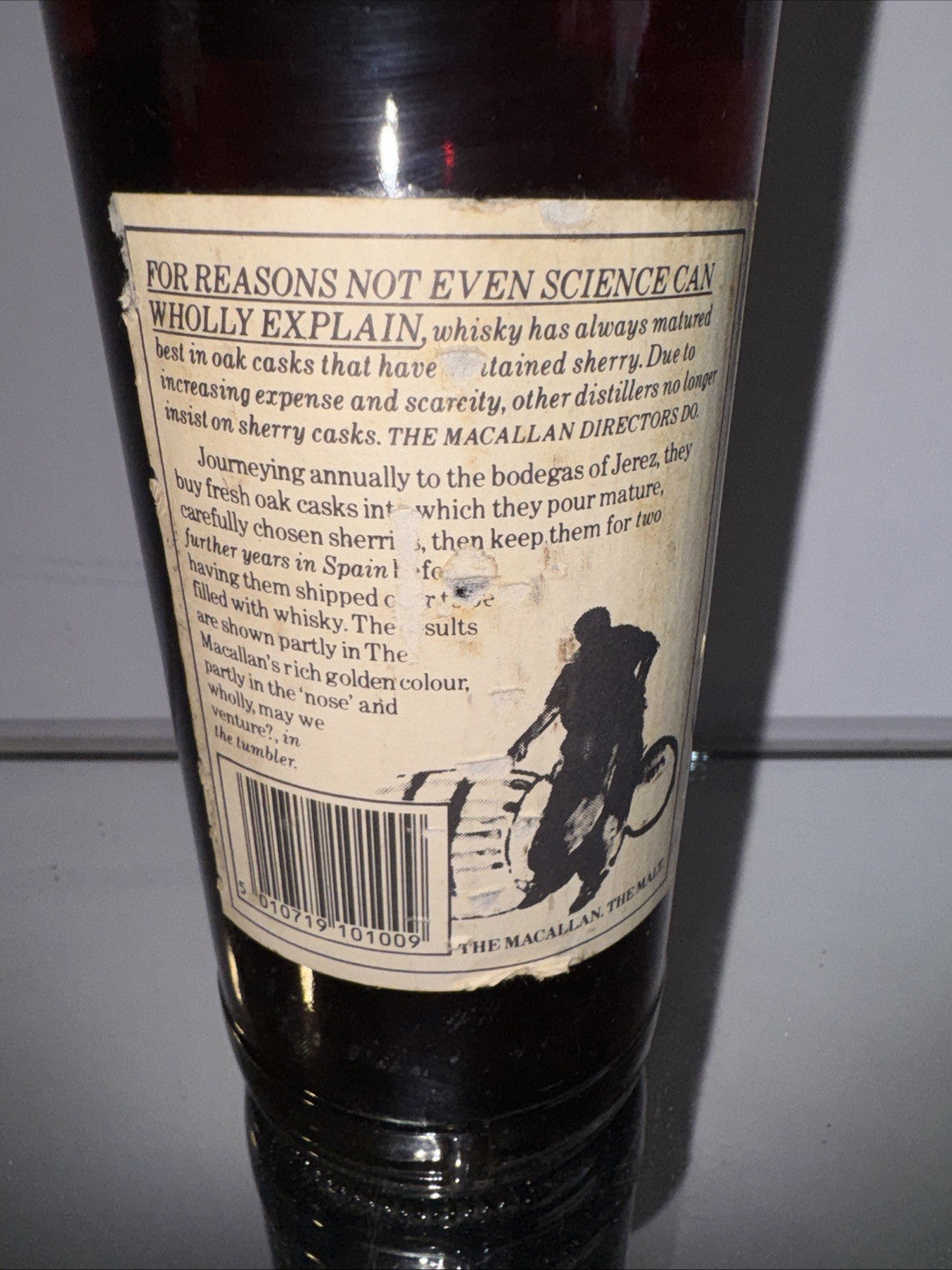 The Macallan 10 year  Single Highland Malt Whiskey (1980s)