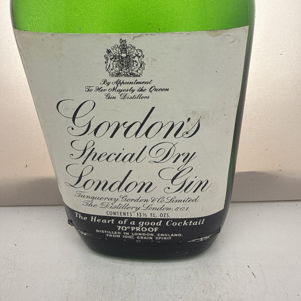 Gordon's Special Dry London Gin — 1950s/60s — 70 Proof — Vintage 1/2 Bottle